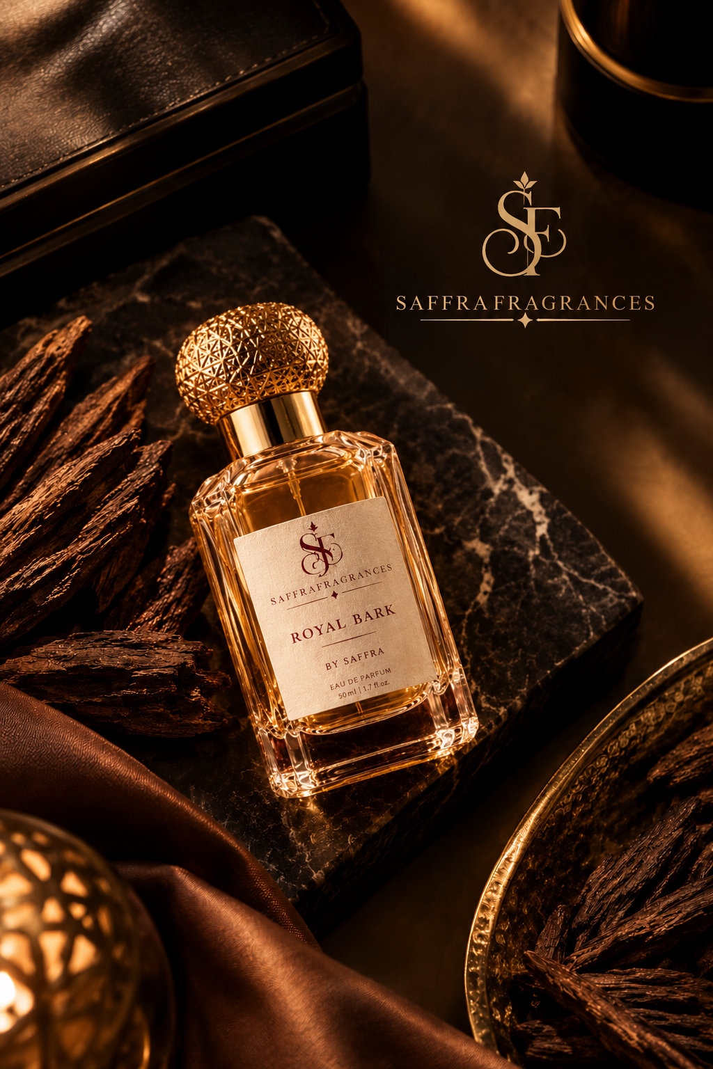 ROYAL BARK by SAFFRA — A Scent That Defines Royalty.